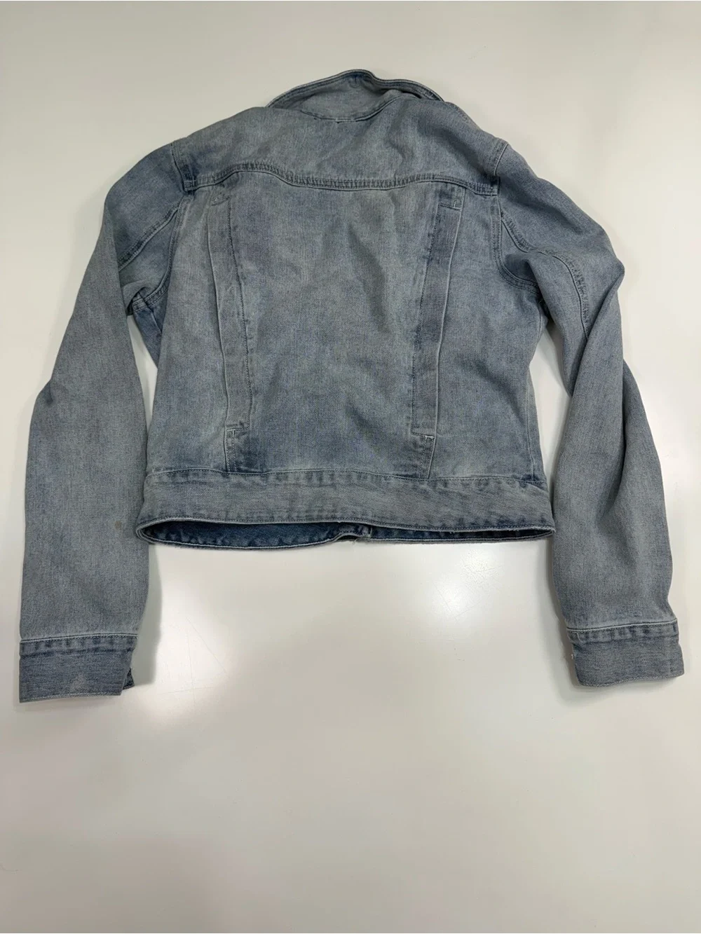 Free People Faded Light Blue Denim Jacket - Picture 10 of 10
